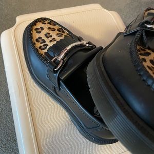 Dr. Martens Adrian Snaffle Leopard Loafer Size 5
